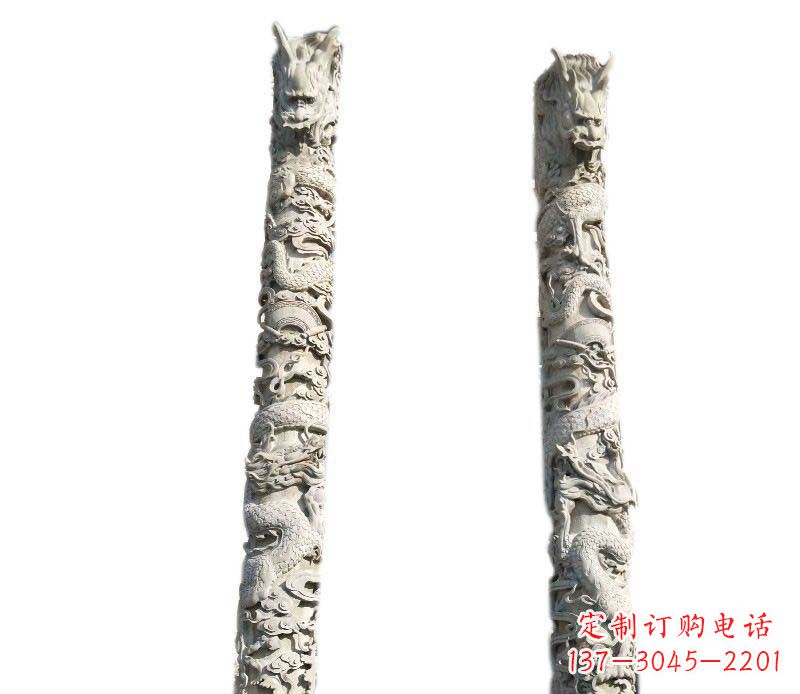 吉林欣赏传统工艺，邀请专业大理石龙柱雕塑
