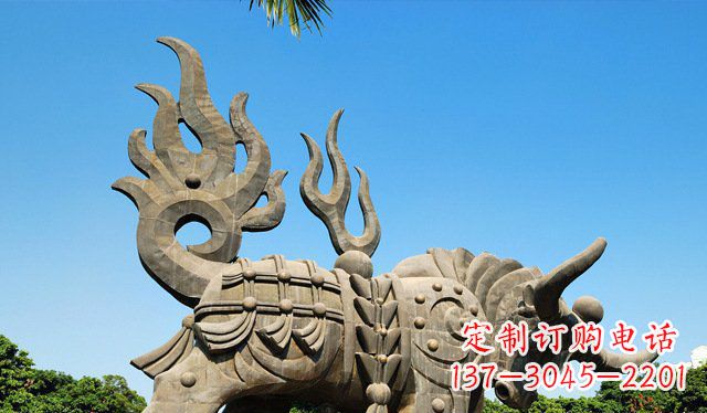 吉林铜牛雕塑,精致美观的热带雕塑