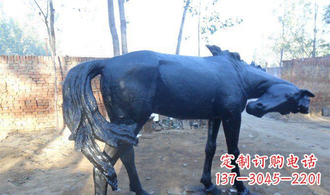 吉林中领雕塑，马出奇制——铜马动物铜雕