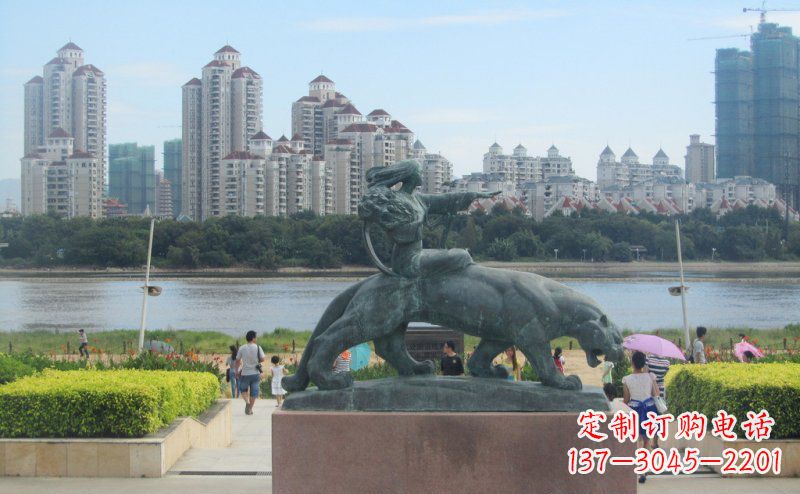 吉林中领雕塑：大型铜雕狮子，令您的景观更加出彩！