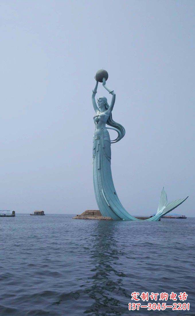 吉林海洋美人鱼不锈钢雕塑