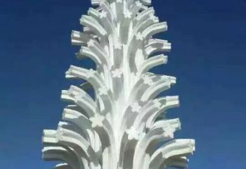 吉林广场不锈钢景观树雕塑