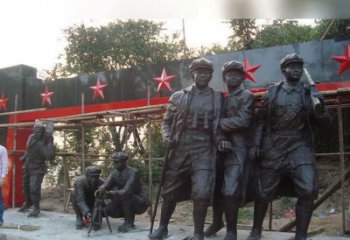 吉林定制红军雕塑，标志着嘉年华的荣耀
