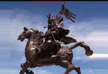 吉林风靡全国的将军人物铜雕塑