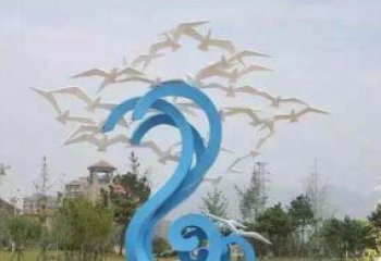 吉林精美海鸥雕塑，传递美好海洋情怀