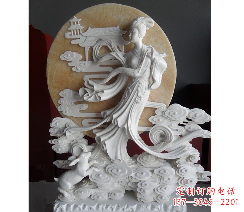 吉林汉白玉雕塑,传承神话传奇
