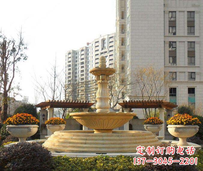吉林多层喷泉石雕,一个非凡的视觉盛宴