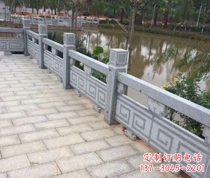 吉林中领雕塑护城河建筑石雕栏板