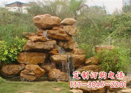 吉林黄蜡石假山雕塑，古典美感与精细工艺的完美结合