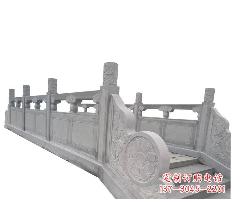 吉林中领雕塑精美的大理石栏板石雕