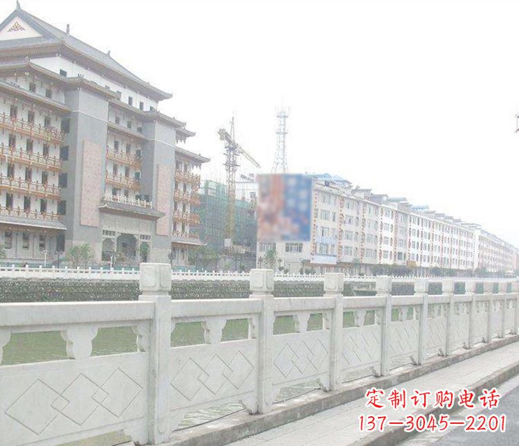 吉林流光溢彩的大理石栏板石雕