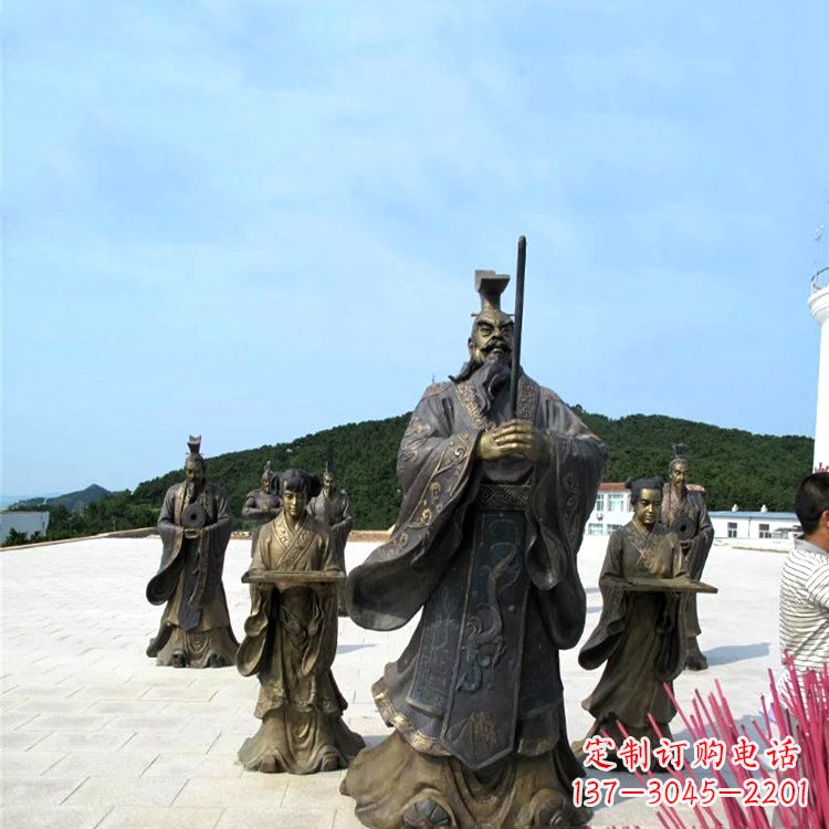 吉林中领雕塑——汉武帝刘彻祭天情景雕塑