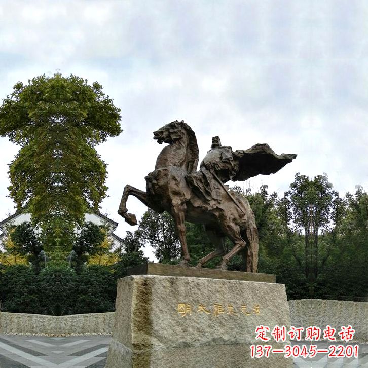 吉林华夏文明领袖朱元璋铜雕塑