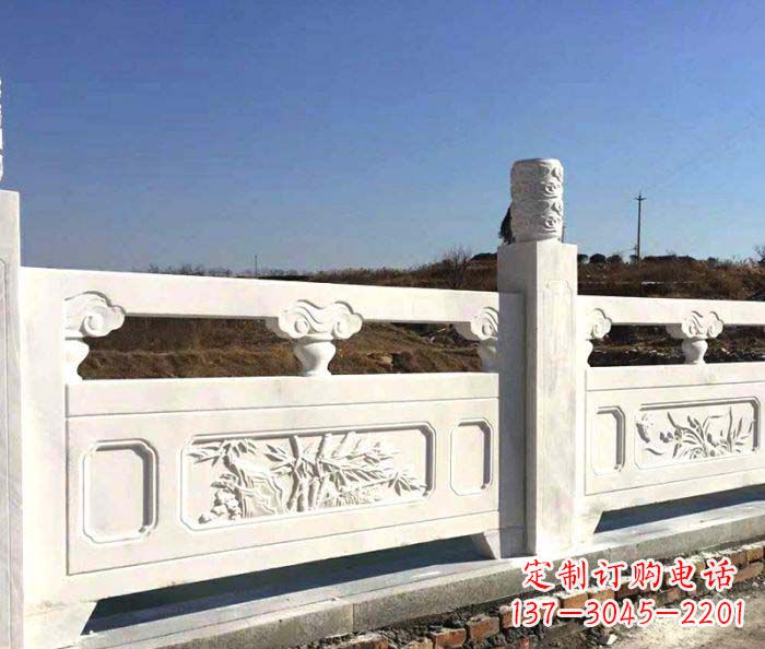 吉林泰安中领雕塑汉白玉石浮雕栏板
