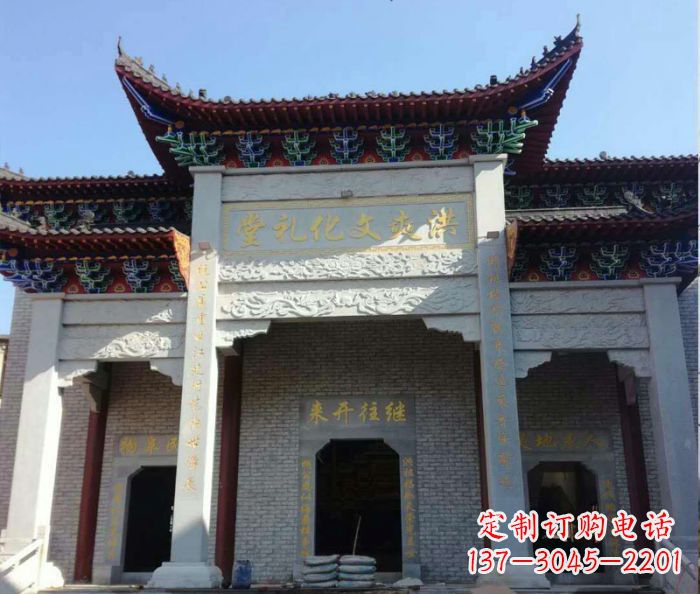 吉林景区三门石雕牌楼，精美绝伦的艺术之作