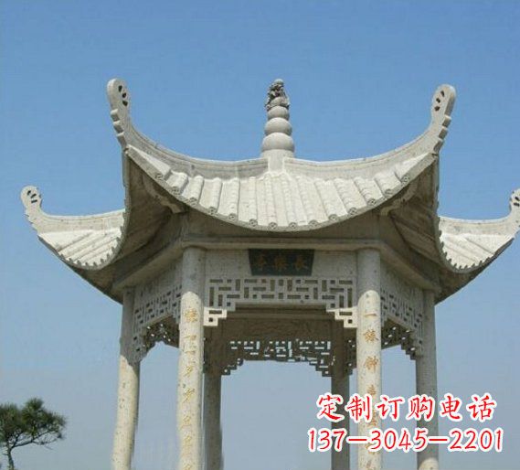 吉林领雕塑-凉亭石雕定制厂家