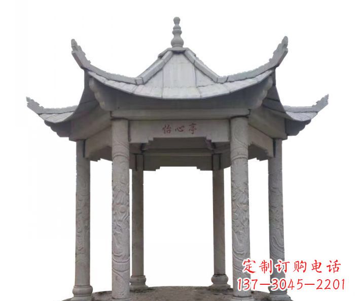 吉林精美凉亭石雕–精细雕刻制作精致的艺术品