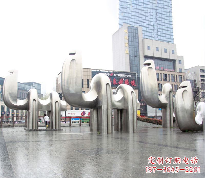 吉林不锈钢骆驼雕塑,更添雅致风情