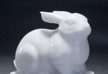吉林精致汉白玉兔子雕塑