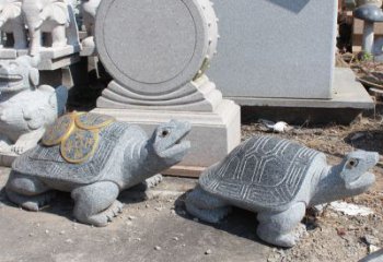 吉林质朴弥足细节的乌龟雕塑