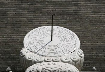 吉林花岗岩古代计时器日晷雕塑