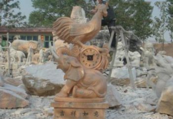 吉林精美的公鸡石雕，带您回到传统