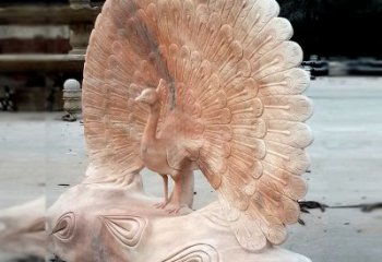 吉林艺术精美的孔雀石红雕塑
