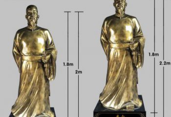 吉林李白铜雕塑，高贵儒雅气质传承