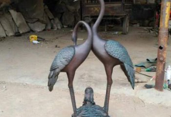 吉林龙龟仙鹤铜雕——传承传统，增添福气