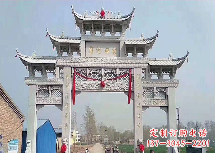 吉林石牌坊雕塑,让您定制属于自己的雕塑!