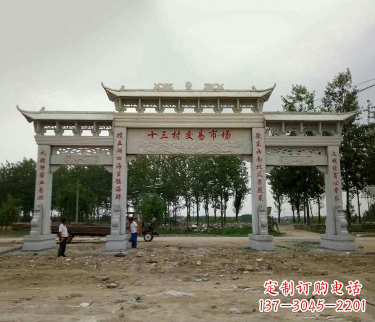 吉林精美石牌坊雕塑,令你惊艳无比