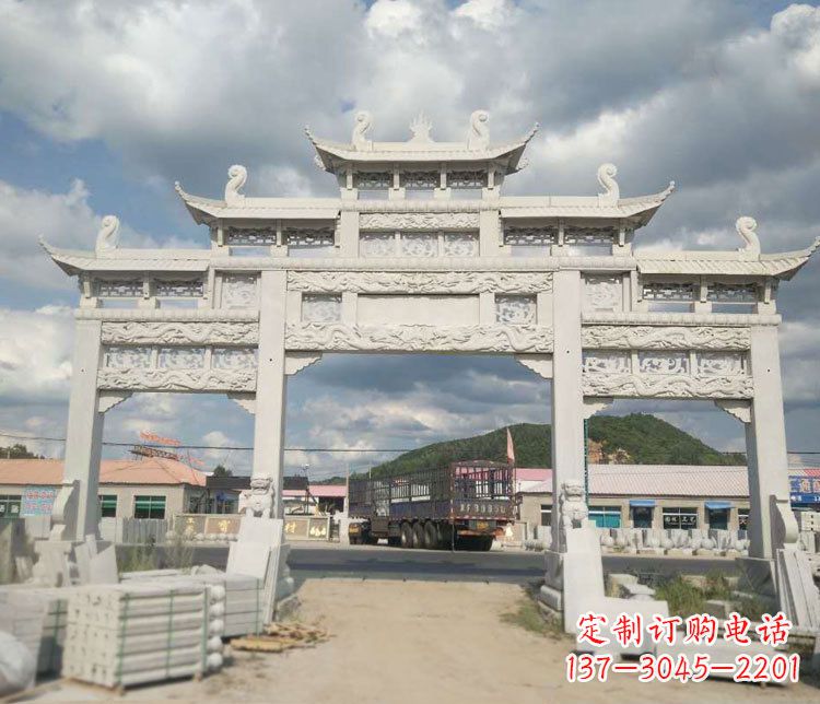 吉林精美大理石牌坊石雕——给您的家园增添优雅气质