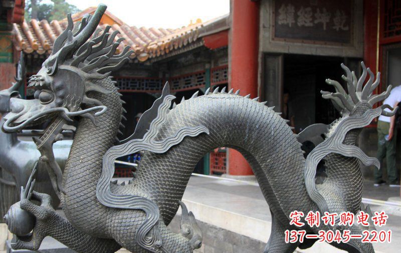 吉林中领雕塑：精美神龙铜雕