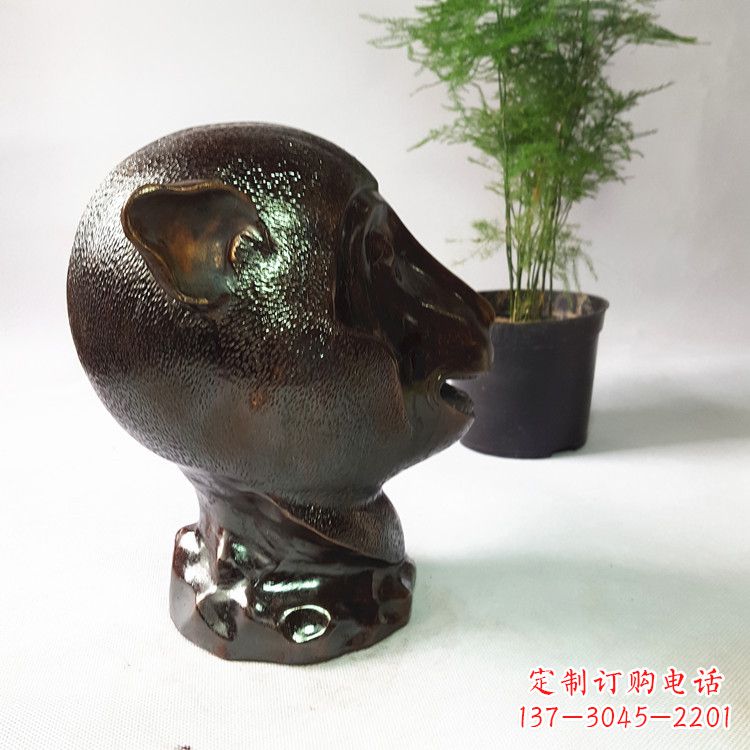 吉林中领雕塑:精美艺术品——猴年生肖铜兽雕塑