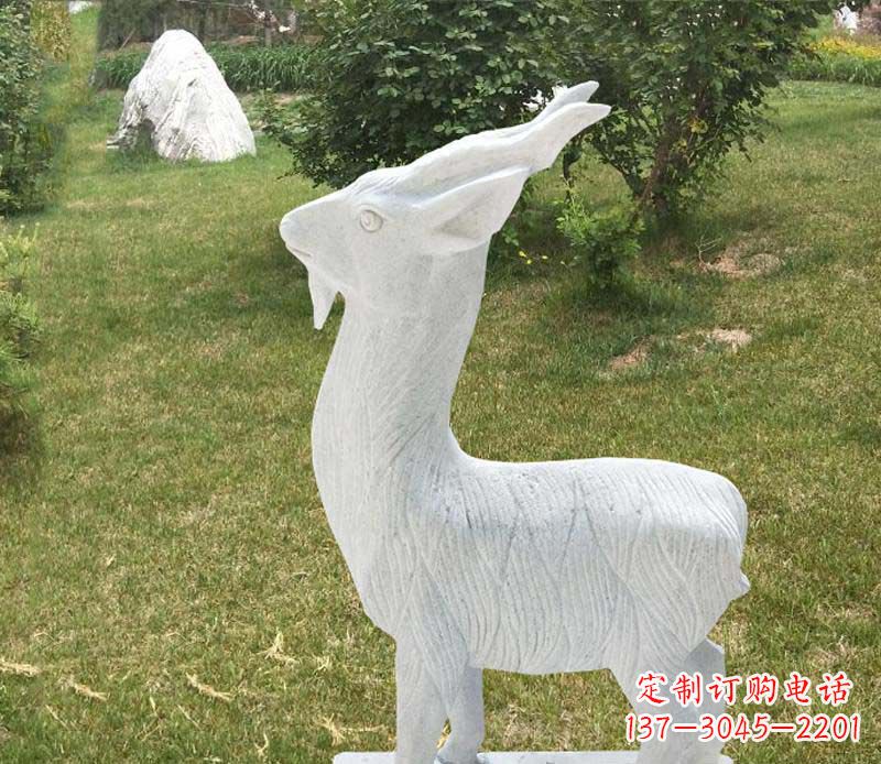 吉林中领雕塑角度石雕动物羊雕塑