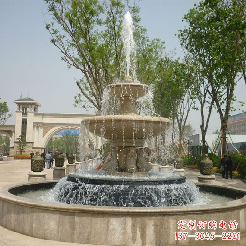 吉林石雕音乐喷泉