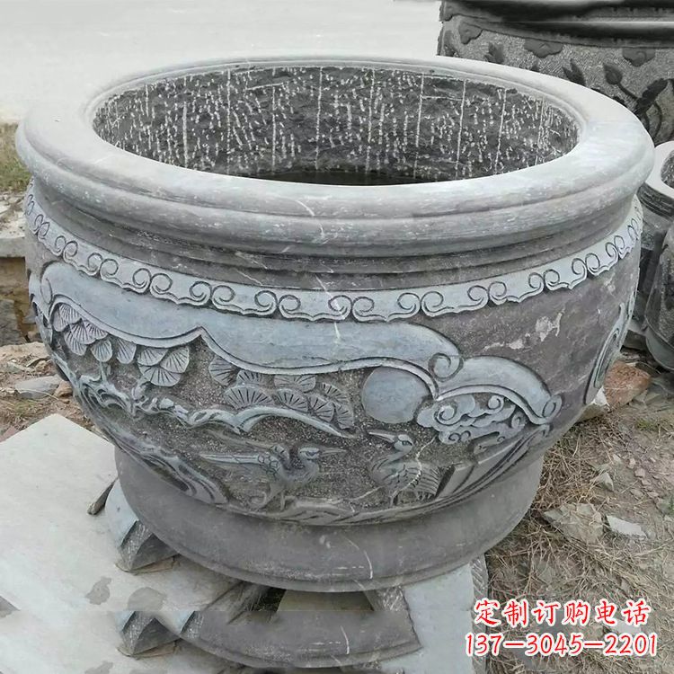 吉林石刻园林鱼缸
