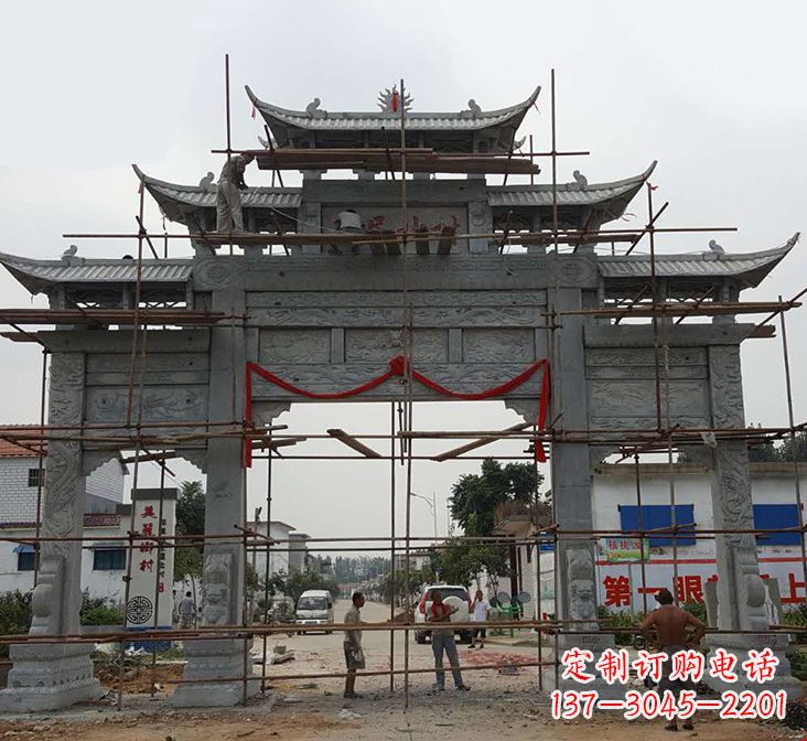 吉林石牌坊雕塑