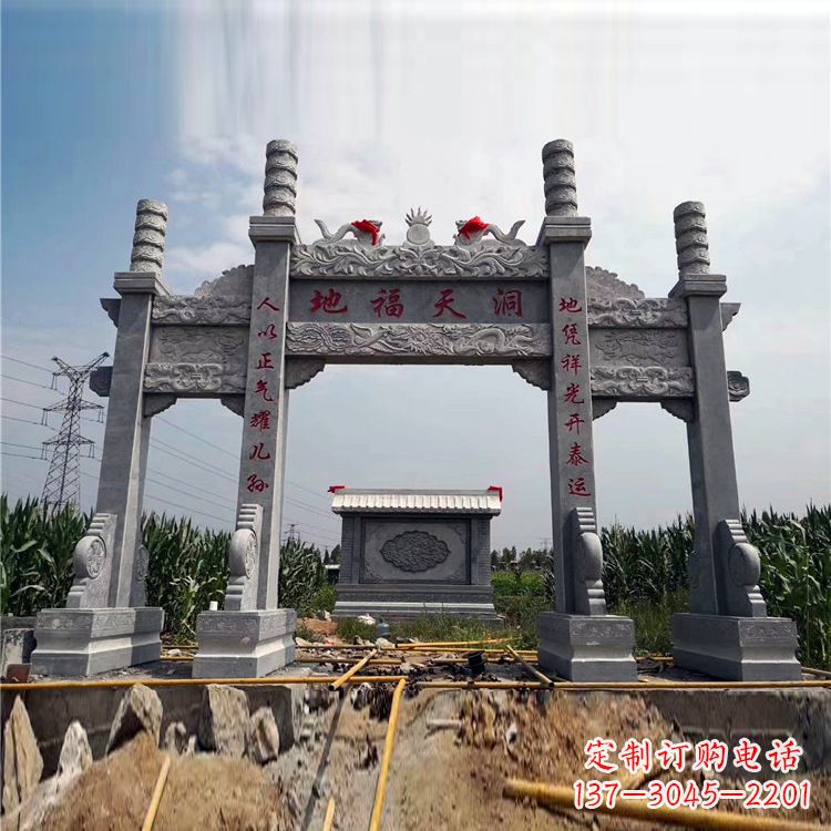 吉林石牌楼石雕