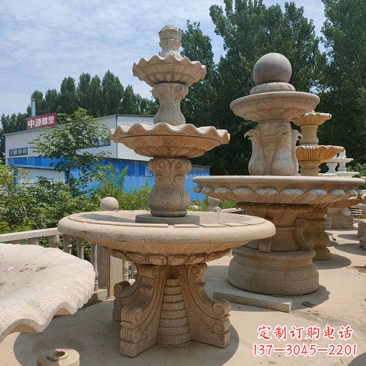 吉林石喷泉 石雕刻