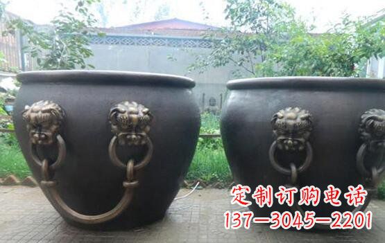 吉林水缸寺庙景观铜雕