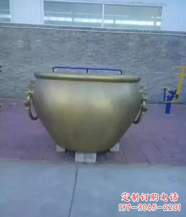 吉林水缸铜雕塑