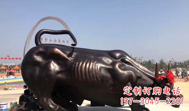 吉林水牛铜雕
