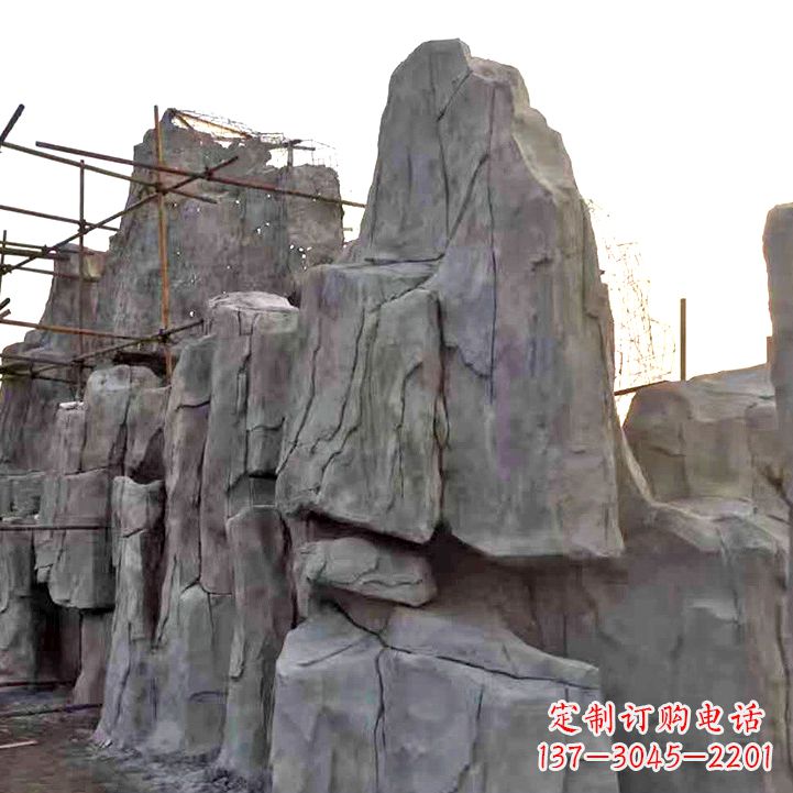 吉林水泥塑石假山雕塑