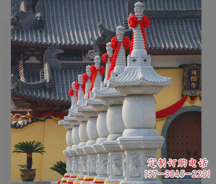 吉林寺庙景观舍利塔石雕