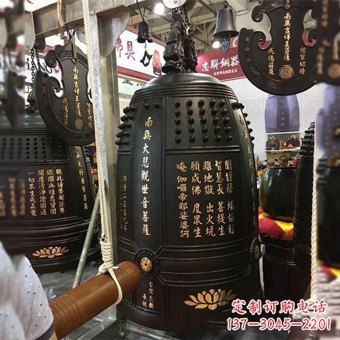 吉林寺院挂钟铜雕塑