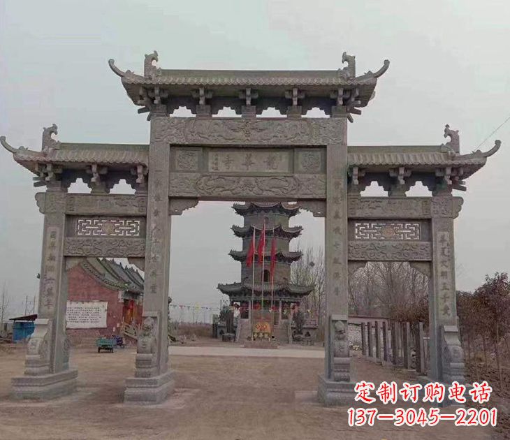 吉林寺院石牌坊