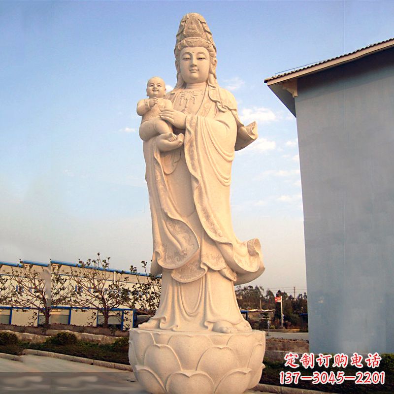 吉林送子观音石雕