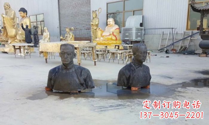 吉林陶行知半身像铜雕