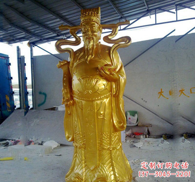 吉林铜雕财神雕像